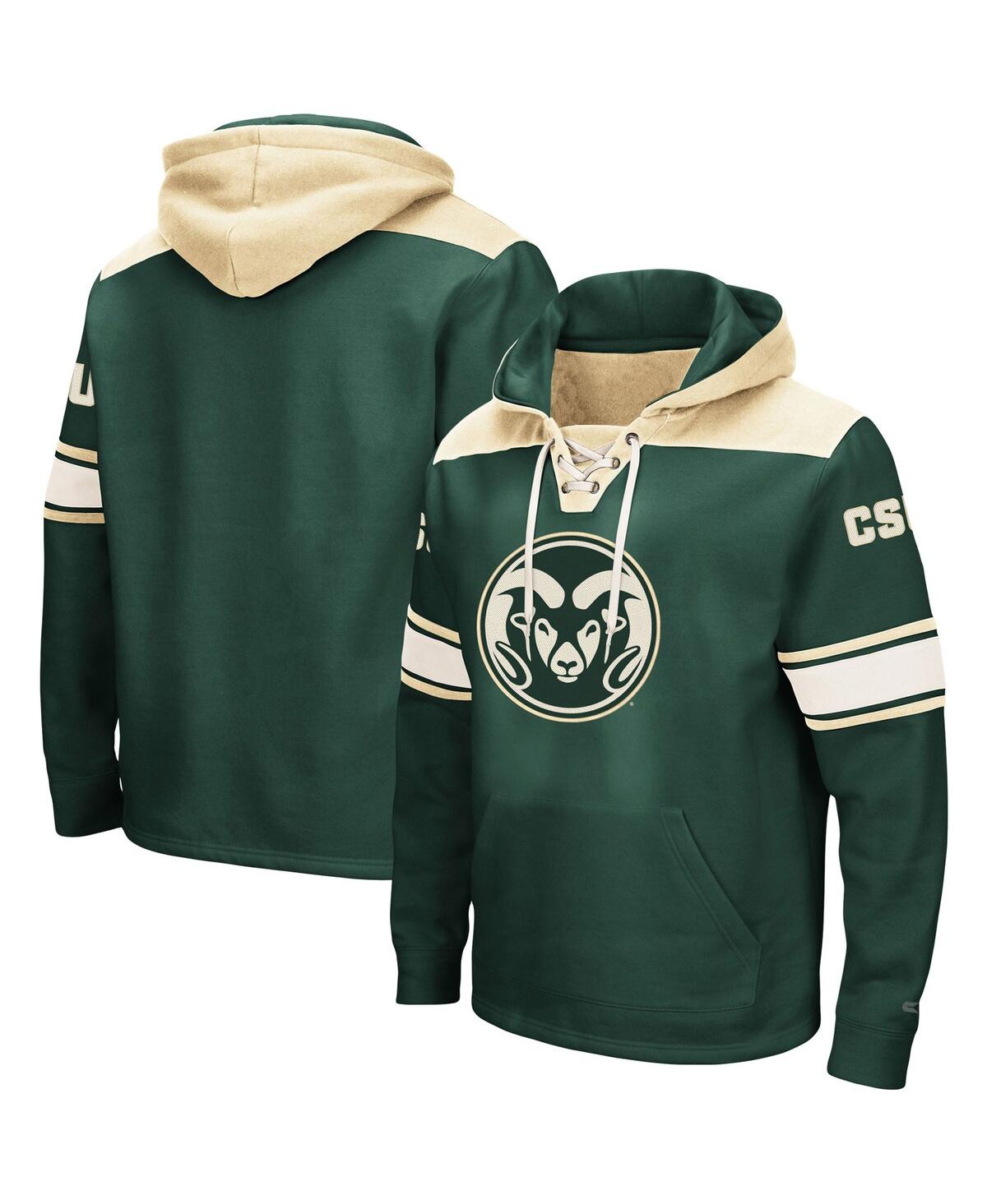 Shop Colosseum Men's  Green Colorado State Rams 2.0 Lace-up Pullover Hoodie