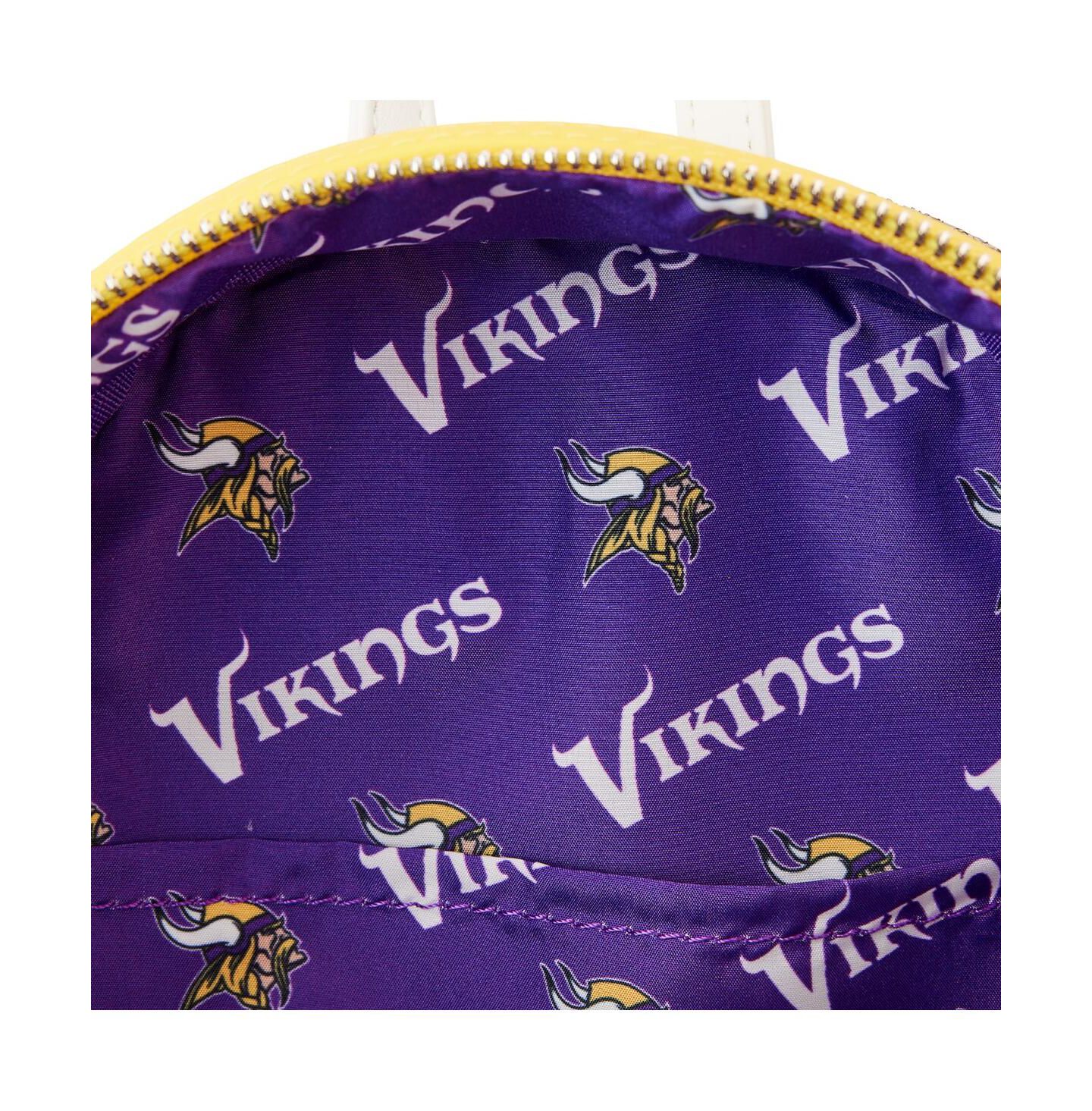 Рюкзак Loungefly and Minnesota Vikings Sequin Mini — фото 2