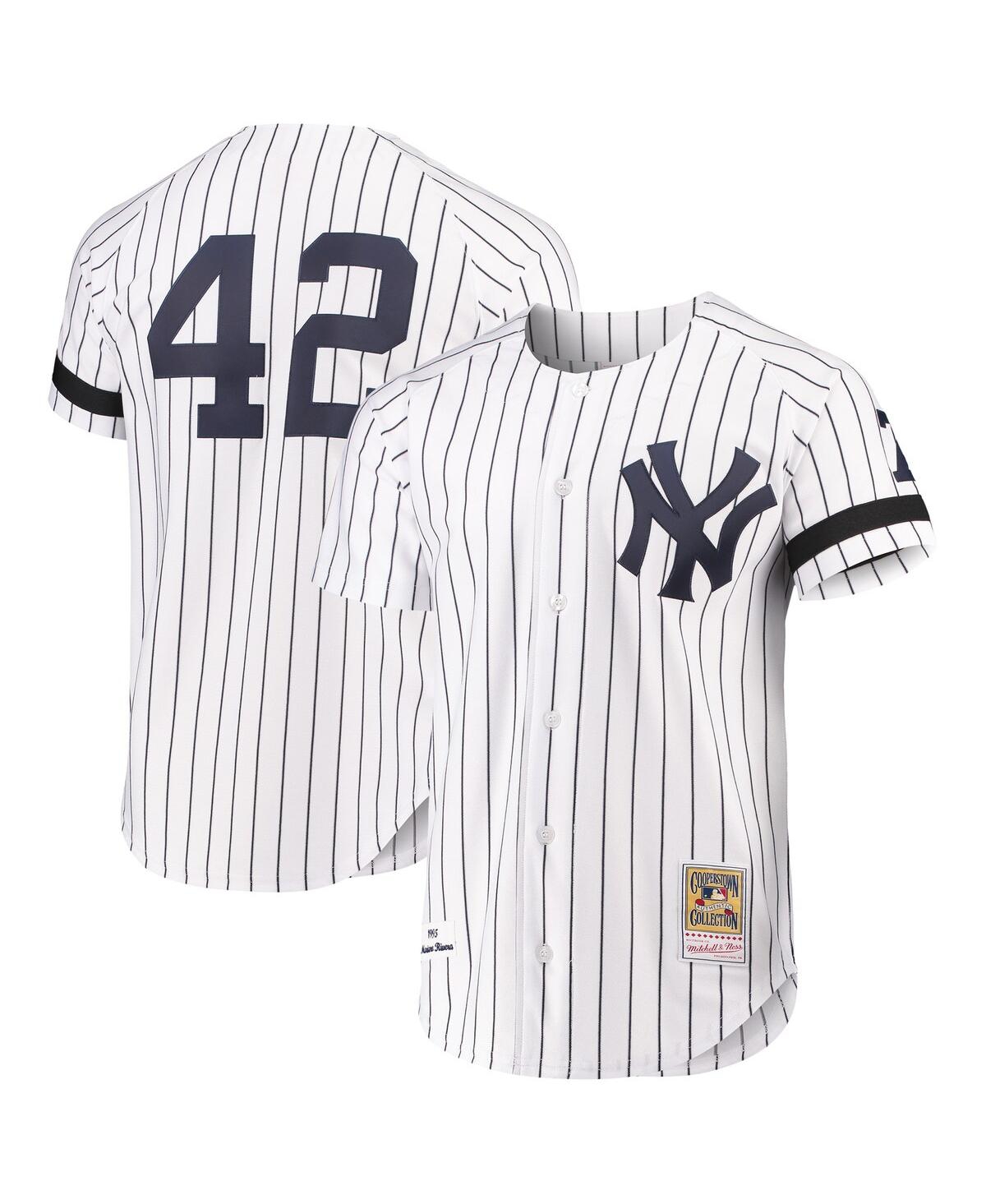 Men's Mariano Rivera Mitchell & Ness White New York Yankees Authentic Jersey - White