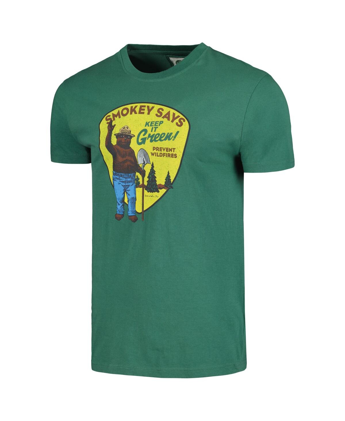 Shop American Needle Men's  Green Distressed Smokey The Bear Brass Tacks T-shirt