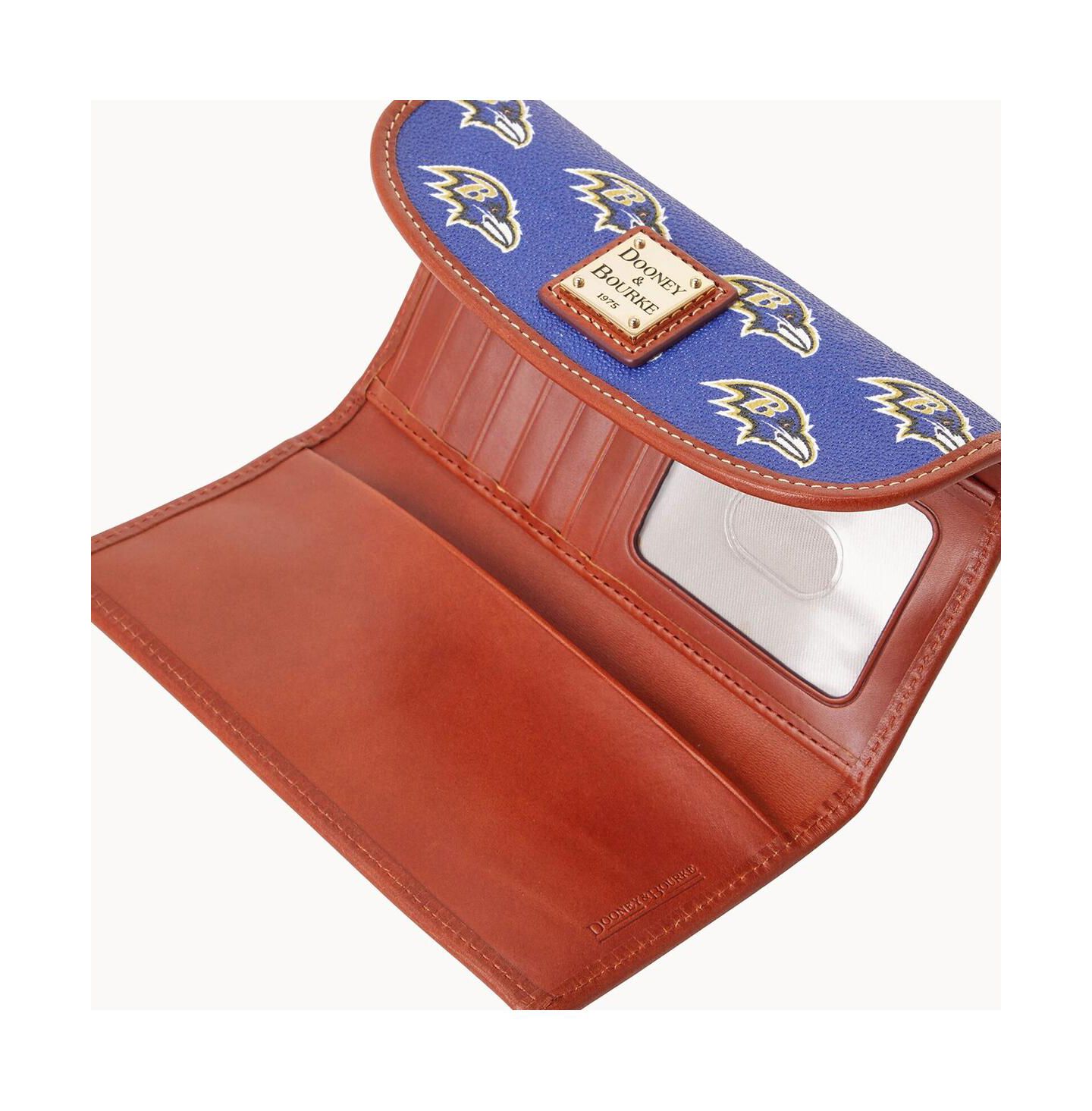 Женский клатч Dooney & Bourke Baltimore Ravens Team Color Continental Clutch — фото 2