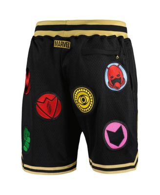 Men's Black The Avengers 60th Anniversary Basketball Shorts