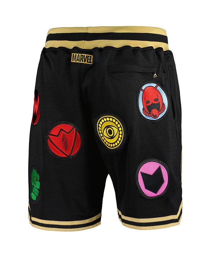 Lids Men's Black The Avengers 60th Anniversary Basketball Shorts Macy's