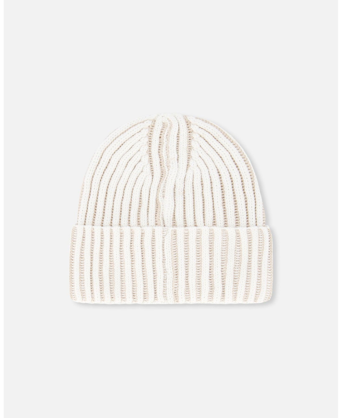 Unisex Solid Knit Hat- Toddler Child - Off white
