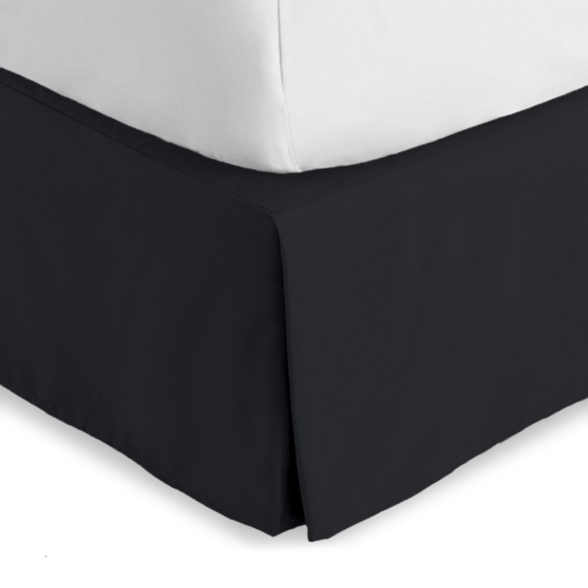 Bare Home Tailored 15" Pleated Bedskirt