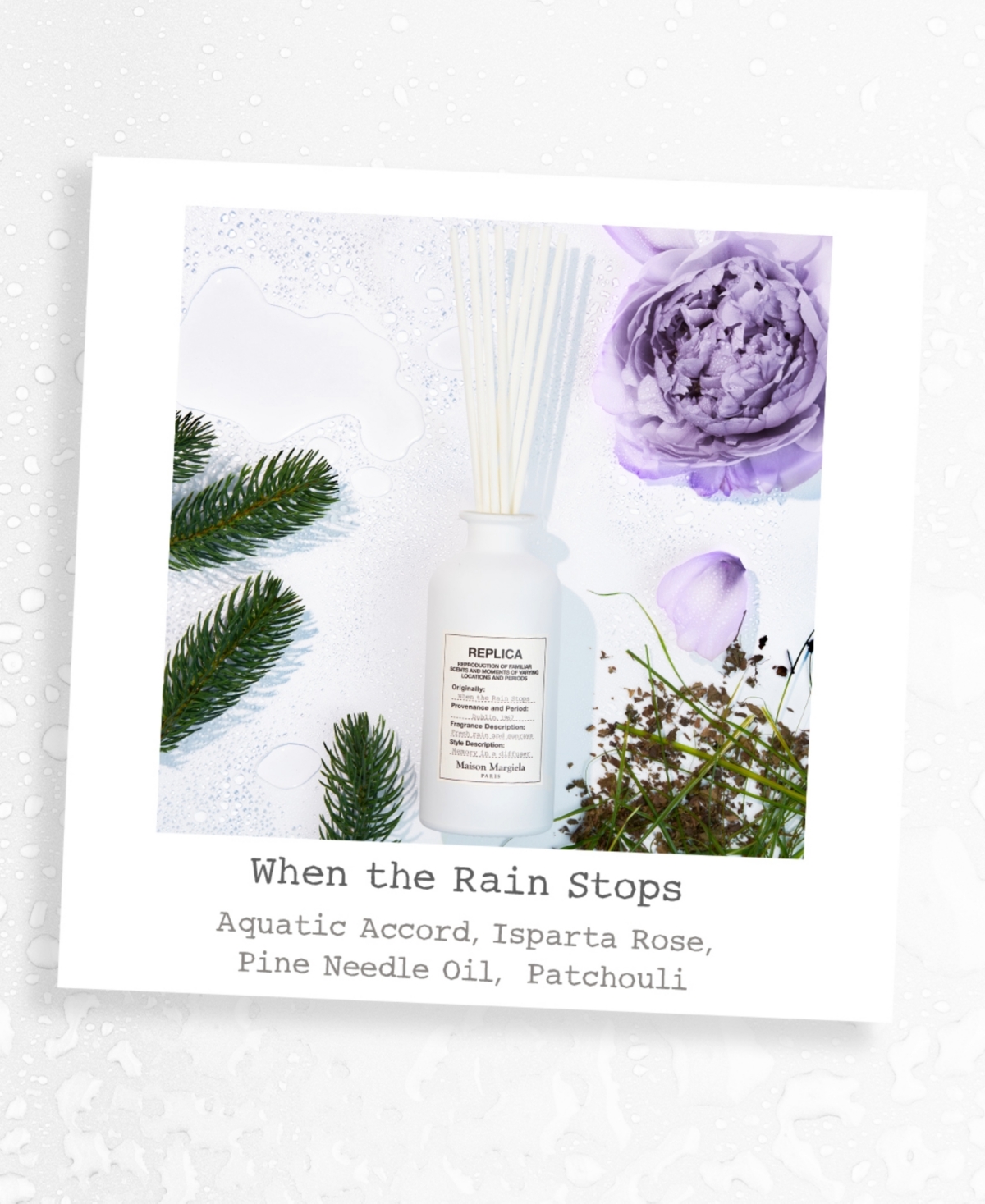Maison Margiela Replica When The Rain Stops Home Diffuser, 6.2 oz.