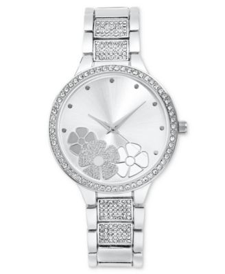 I.N.C. International Concepts - Women's Silver-Tone Bracelet Watch 37mm