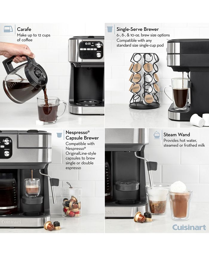 Cuisinart Coffee Center Barista Bar 4 In 1 Coffeemaker Macy s