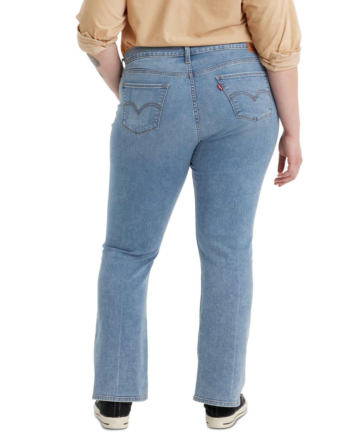 Shop Levi's Plus Size Classic Mid Rise Bootcut Jeans In Rare Form