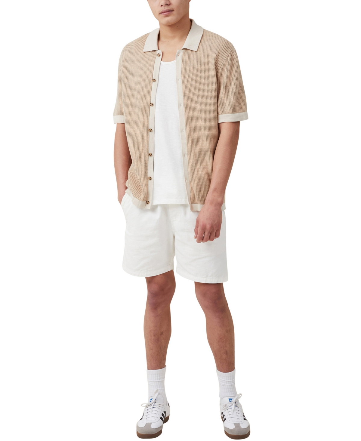 COTTON ON MEN'S PABLO SHORT SLEEVE SHIRT 