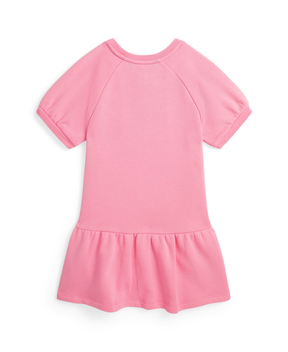 Shop Polo Ralph Lauren Toddler And Little Girls Mixed-logo Terry Dress In Florida Pink