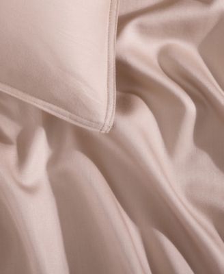 CLOSEOUT! Organic Earth Solid Cotton Sateen 3 Piece Duvet Cover Set, King