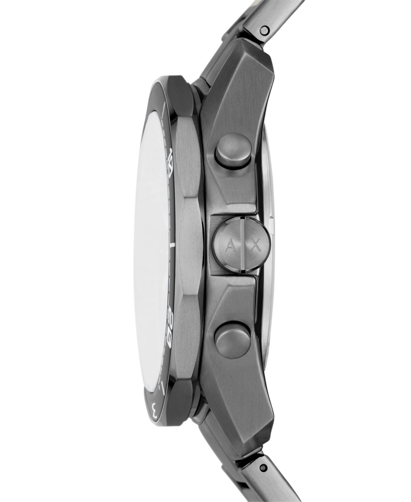 Мужские часы A|X Armani Exchange Chronograph Gunmetal Stainless Steel 44mm — фото 2