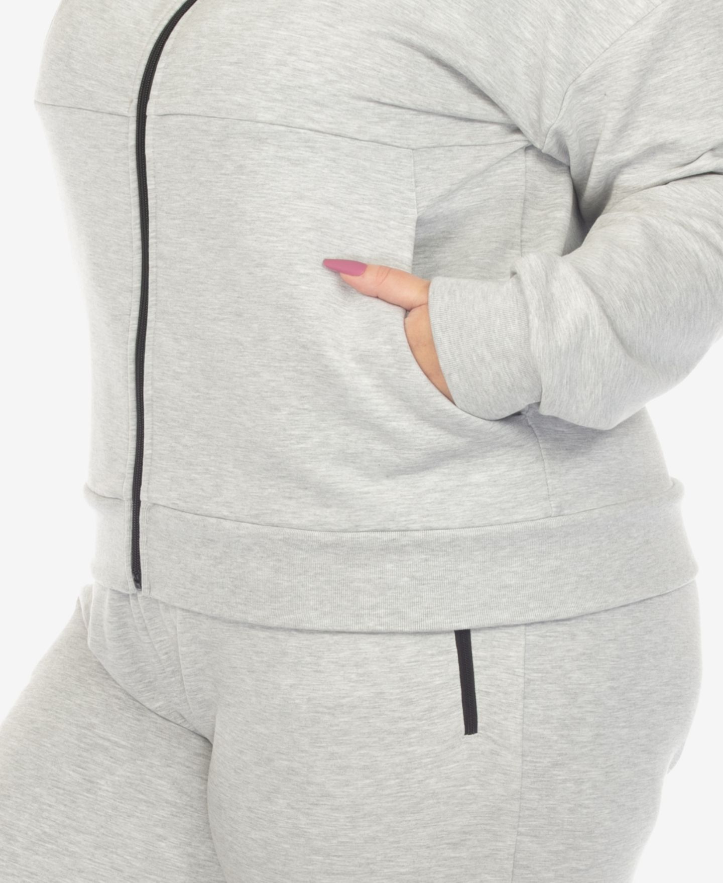 Пижамный комплект Tracksuit, флис, 2 предмета — White Mark, цвет: Серый — фото 5