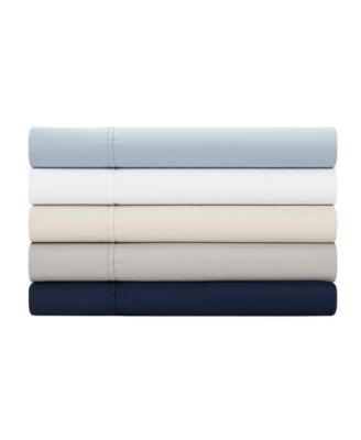 Shop Aria Egyptian 500 Thread Count Cotton 4 Pc Sheet Set In Sky Blue