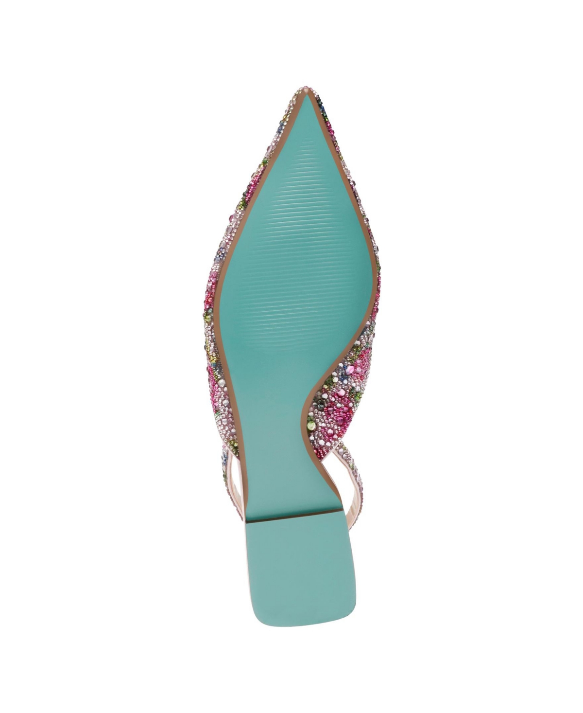 Betsey Johnson Women's Vance Rhinestone Slingback Evening Flats