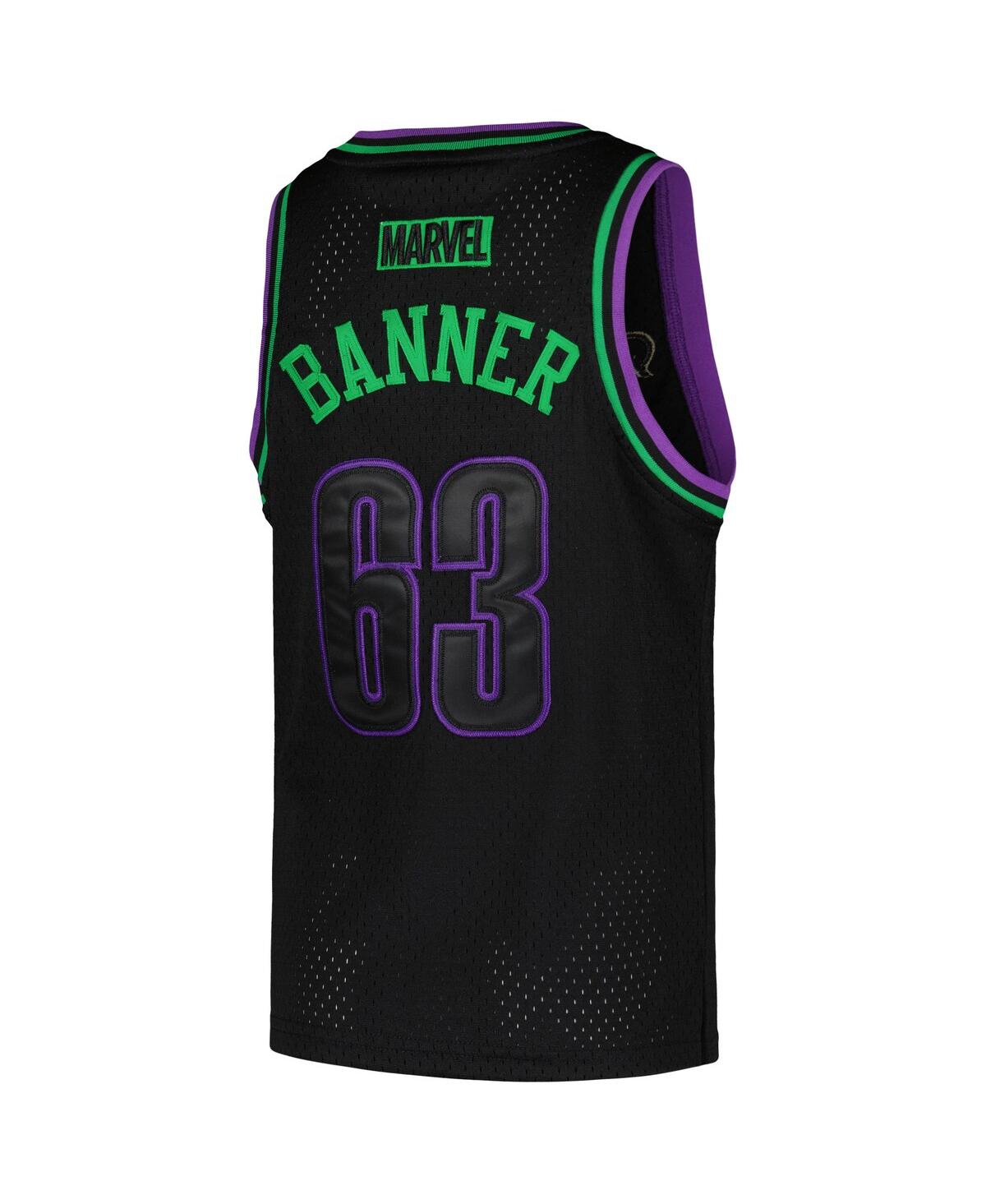 Big BoysThe Hulk Marvel 60th Anniversary Basketball Jersey - Black