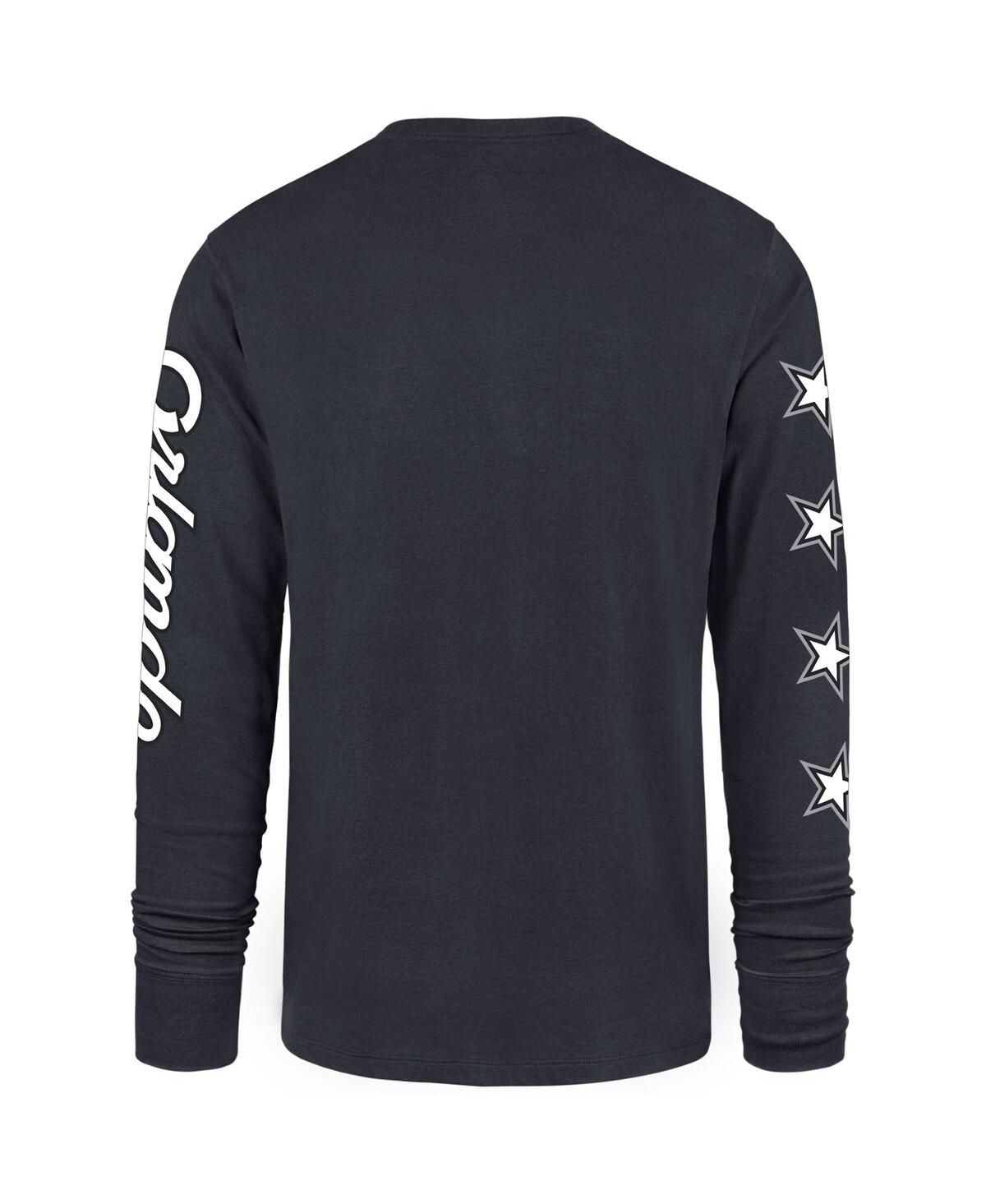 Men's '47 BrandOrlando Magic 2023/24 City Edition Triplet Franklin Long Sleeve T-shirt - Charcoal