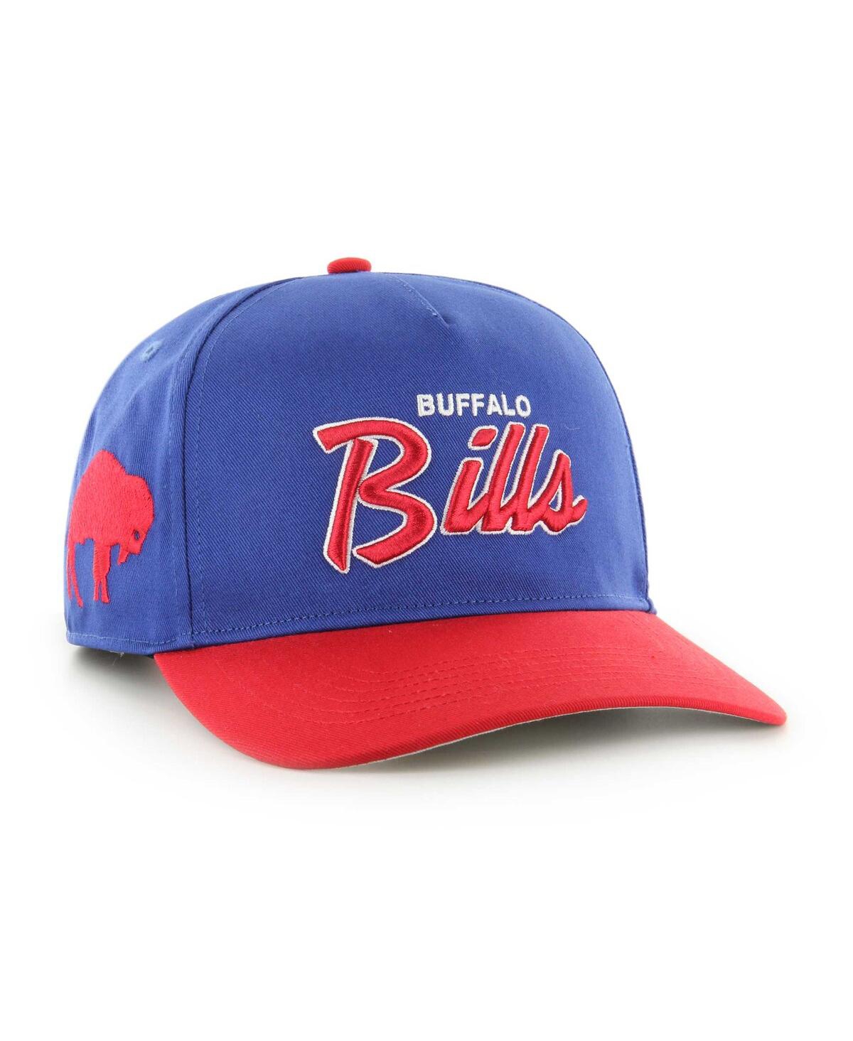 47 Brand Men's ' Royal, Red Buffalo Bills Crosstown Two-tone Hitch Adjustable Hat In Blue