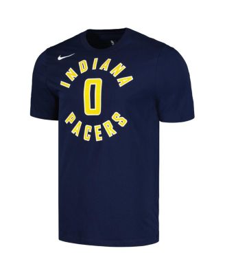 Men's Tyrese Haliburton Navy Indiana Pacers Icon 2022/23 Name and Number T-shirt