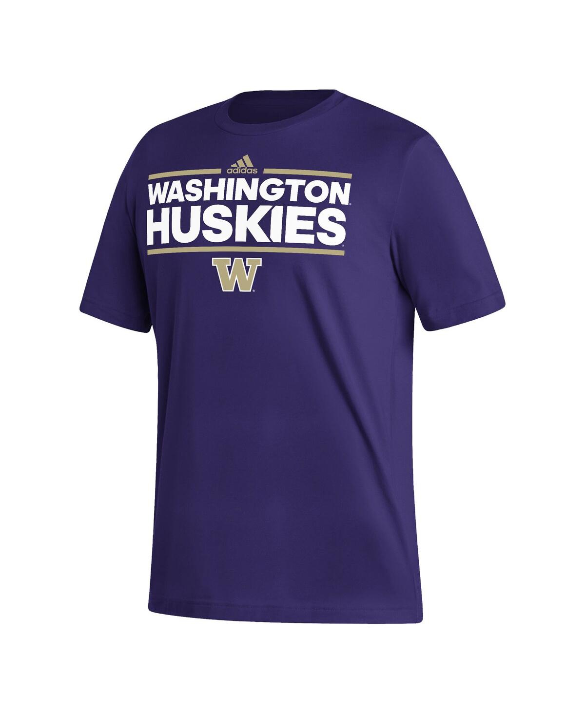 Men's adidasWashington Huskies Dassler Fresh T-shirt - Purple