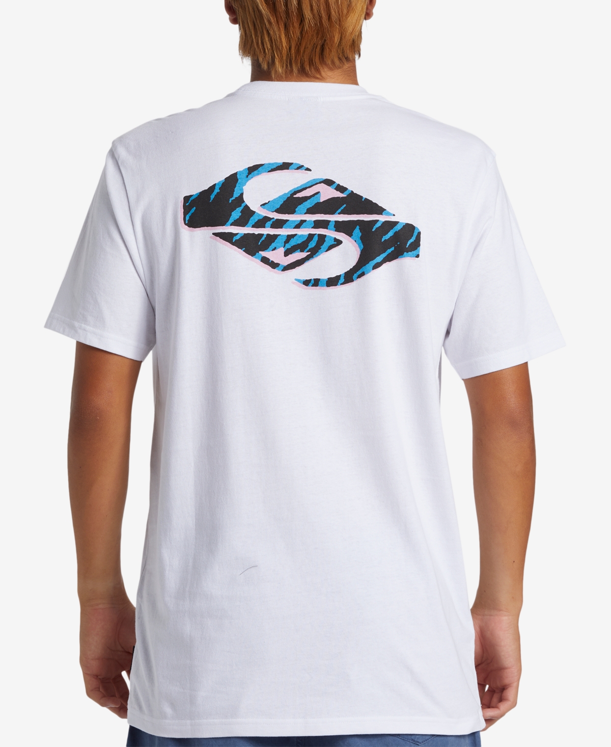 Shop Quiksilver Men's Surf Safari Moe Short Sleeve T-shirt In White