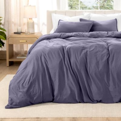 Ultra-Soft Sandwashed Duvet Cover & Sham Set, Full
