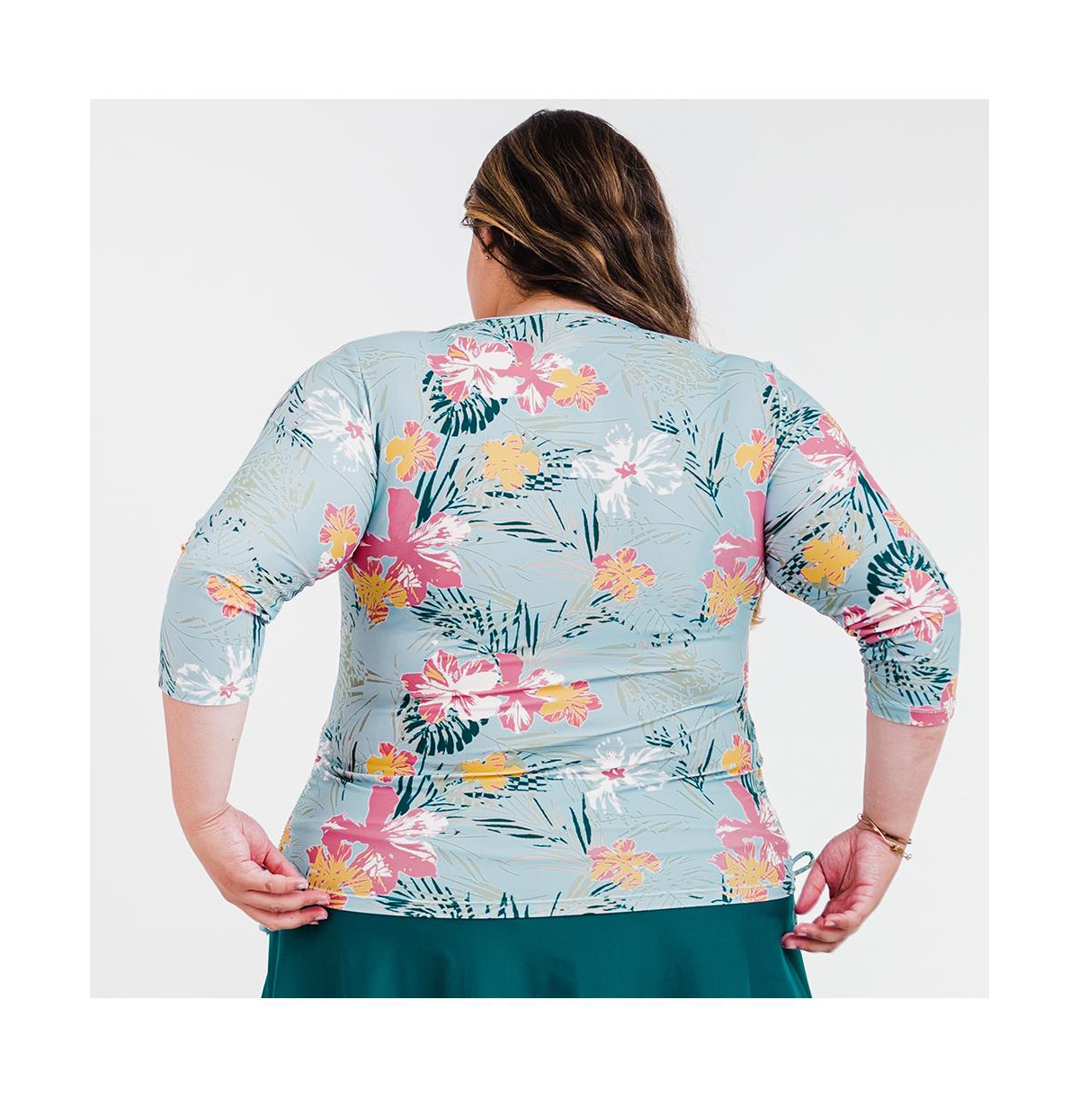 Calypsa Plus Size Margaux Swim Top