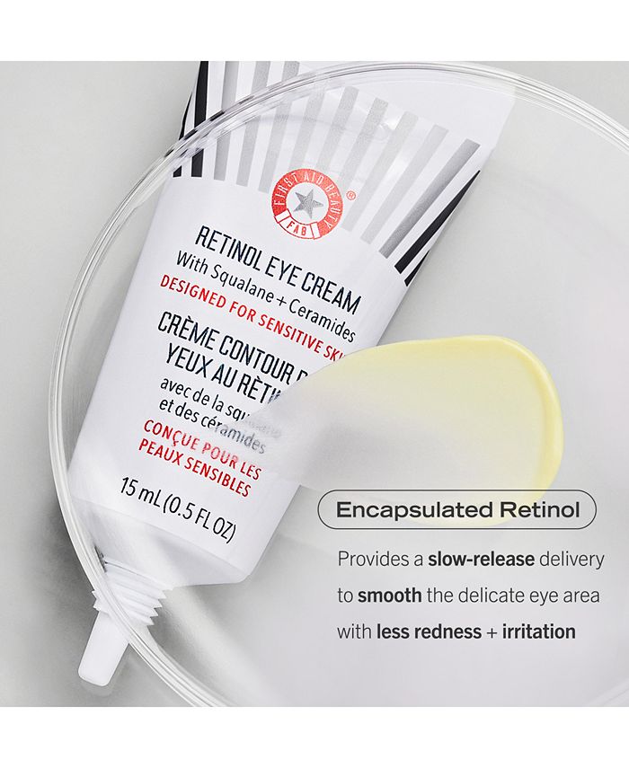 First Aid Beauty Retinol Eye Cream With Squalane + Ceramides, 0.5 oz