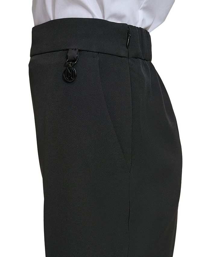 Karl Lagerfeld Women's Logo Slim-Leg Pants - Macy's