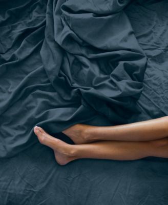 Classic Cool Crisp 100% Cotton Percale 3 Piece Duvet Cover Set, King