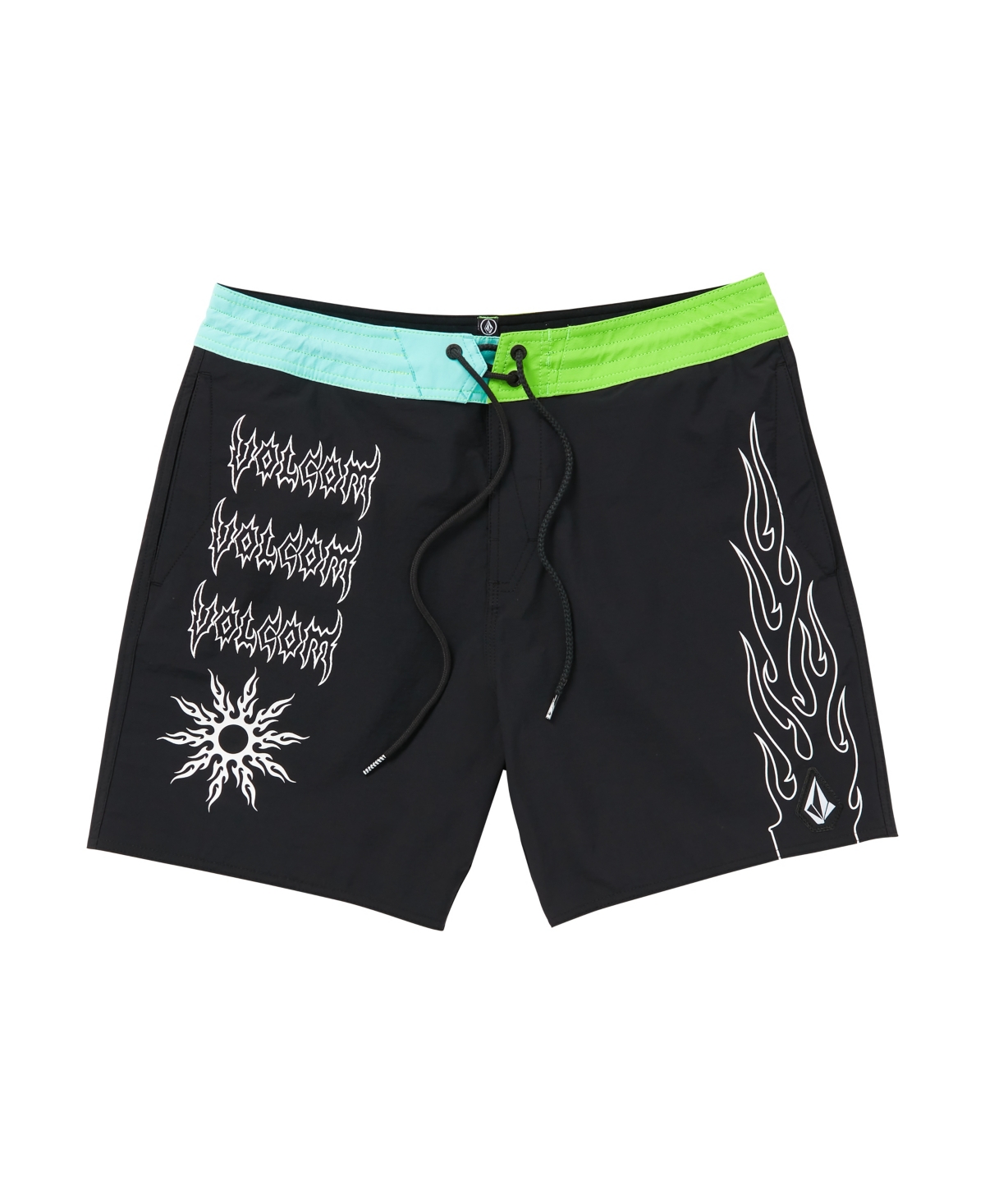 Volcom Men's About Time Liberators 17" Board Shorts In Black
