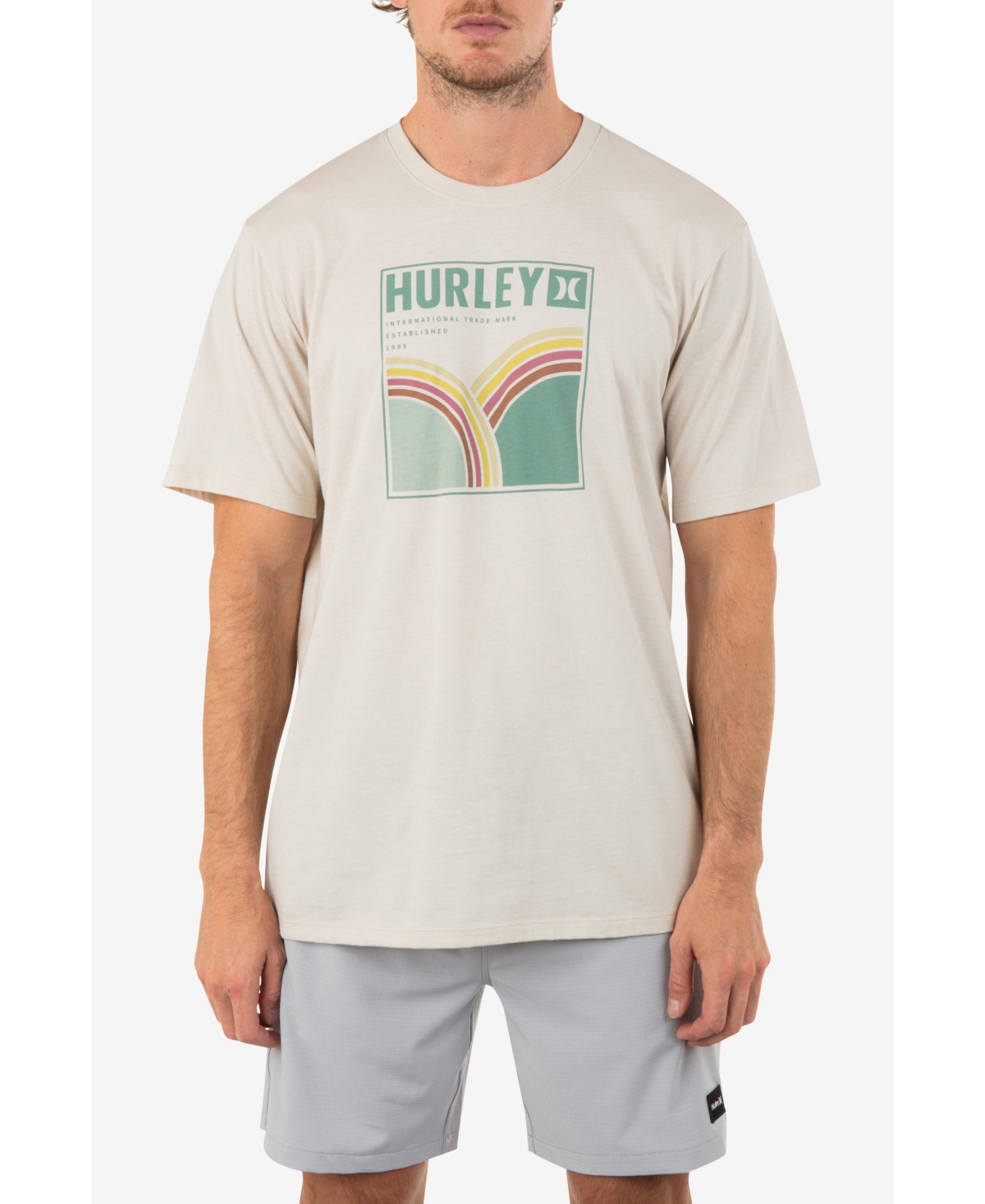Shop Hurley Men's Everyday Rolling Hills Short Sleeve T-shirt In Bone