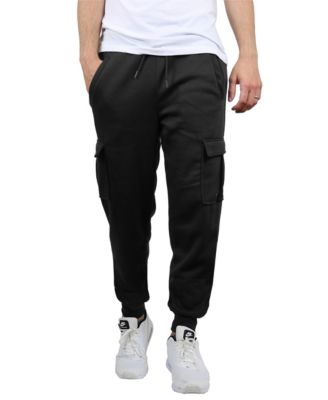 Men's Heavyweight Fleece-Lined Cargo Jogger Sweatpants