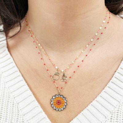 Mini Gold Cherry Charm 14K Gold