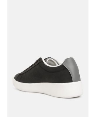 Women Minky Lace Up Casual Sneakers