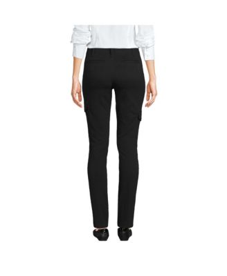 Women's Mid Rise Slim Cargo Chino Pants