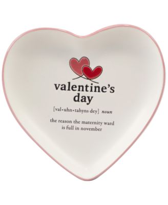 Valentine's Day Tidbit Plates, Set of 4 