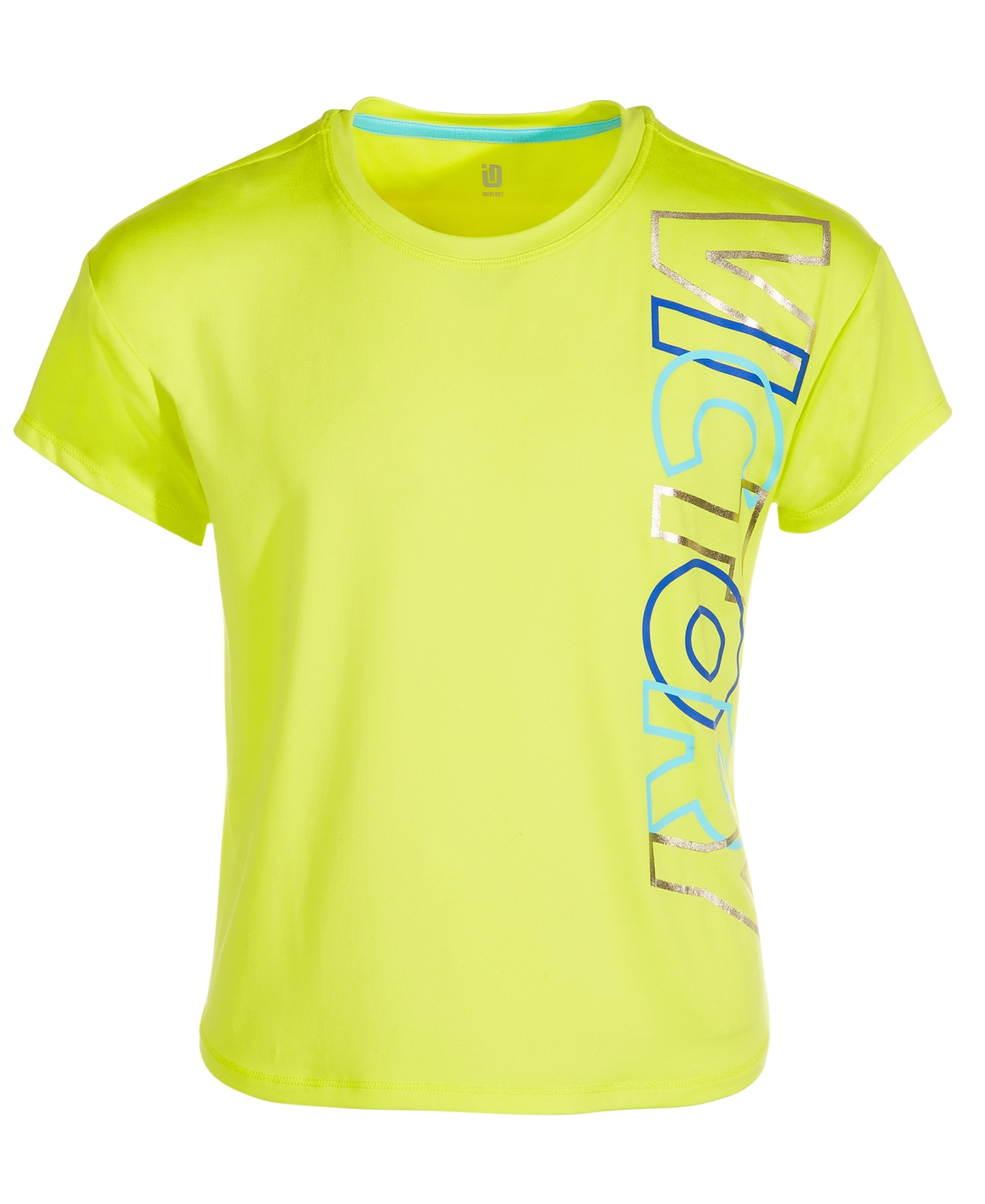 Id Ideology Kids' Big Girls Victory Flex Stretch Graphic T-shirt, Created For Macy's In Sunflower Petal
