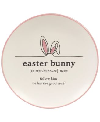 Easter Words Canap&eacute; Plates, Set of 4