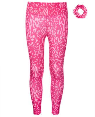 Ideology Big Girls Colorblocked Animal Print Leggings Pink Size X Large main image 1