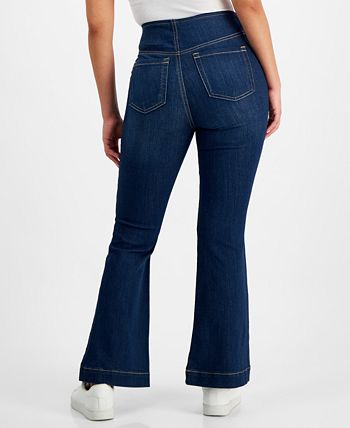 I.N.C. International Concepts Petite Pull-On Flared Jeans, Created for  Macy's - Macy's