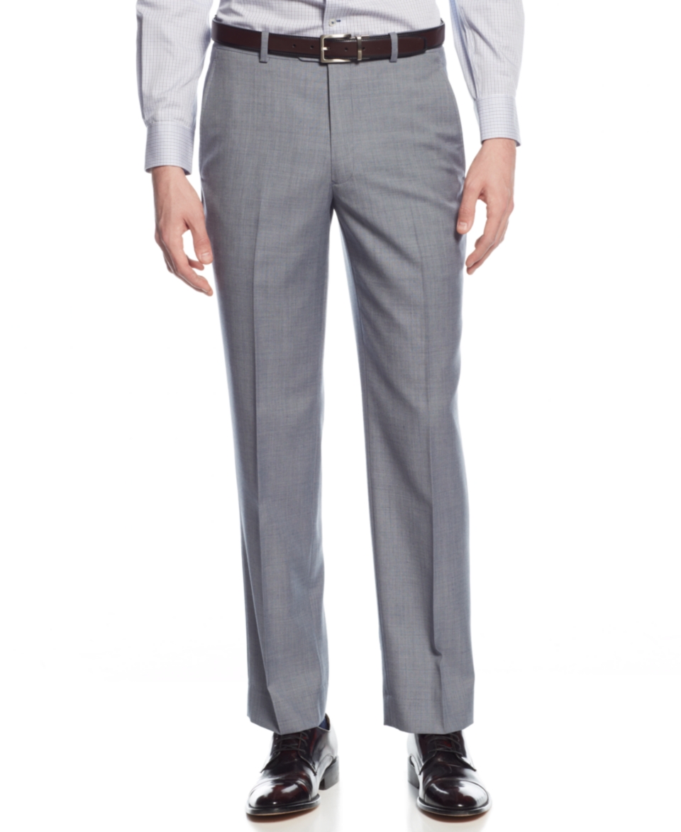 Alfani Light Blue Slim Fit Pants   Suits & Suit Separates   Men   