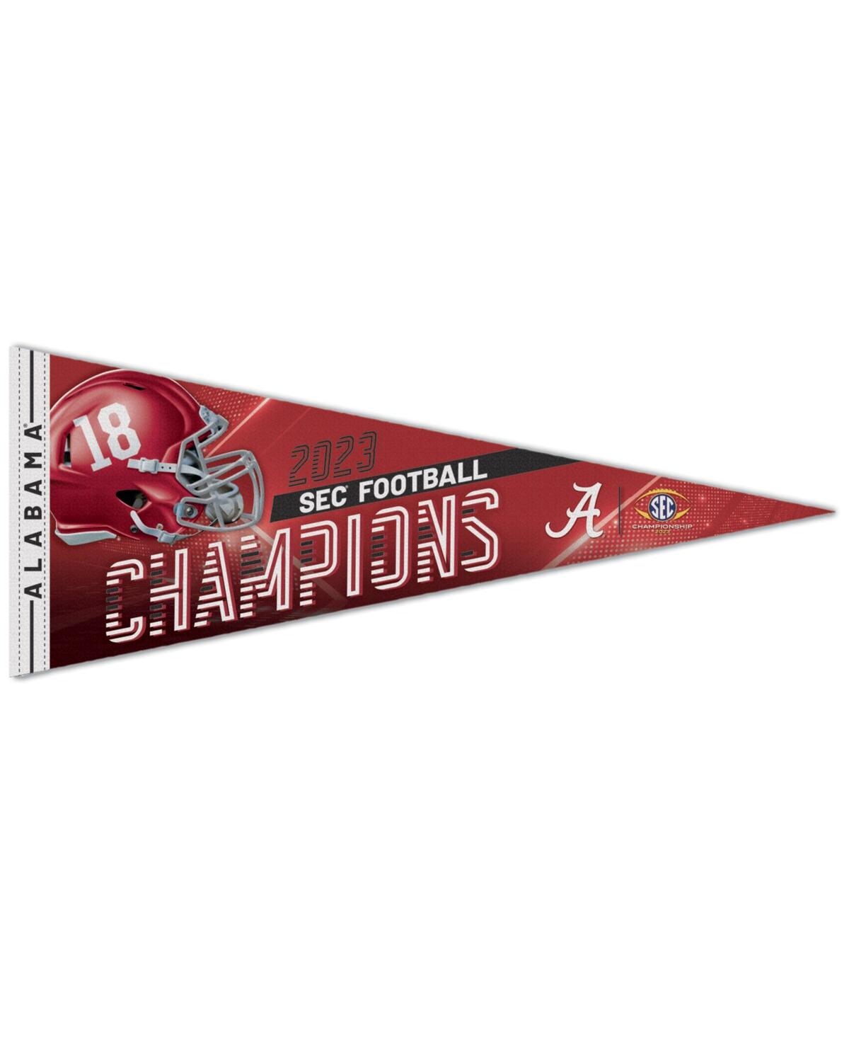 Wincraft Alabama Crimson Tide 2023 Sec Football Conference Champions 12" X 30" Premium Pennant In Red
