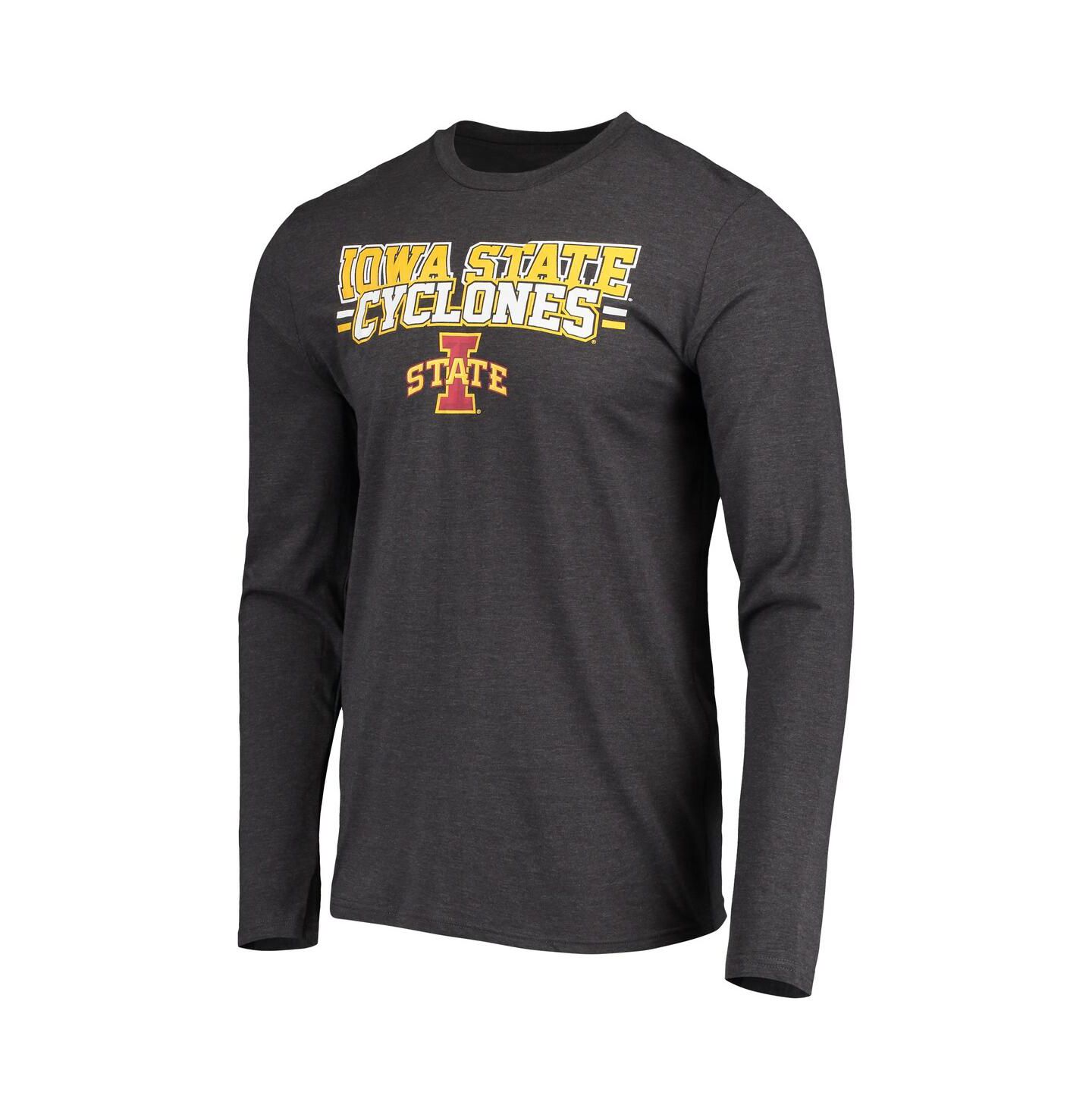 Мужской комплект для сна Concepts Sport Iowa State Cyclones Meter, потёртый, Cardinal — фото 4