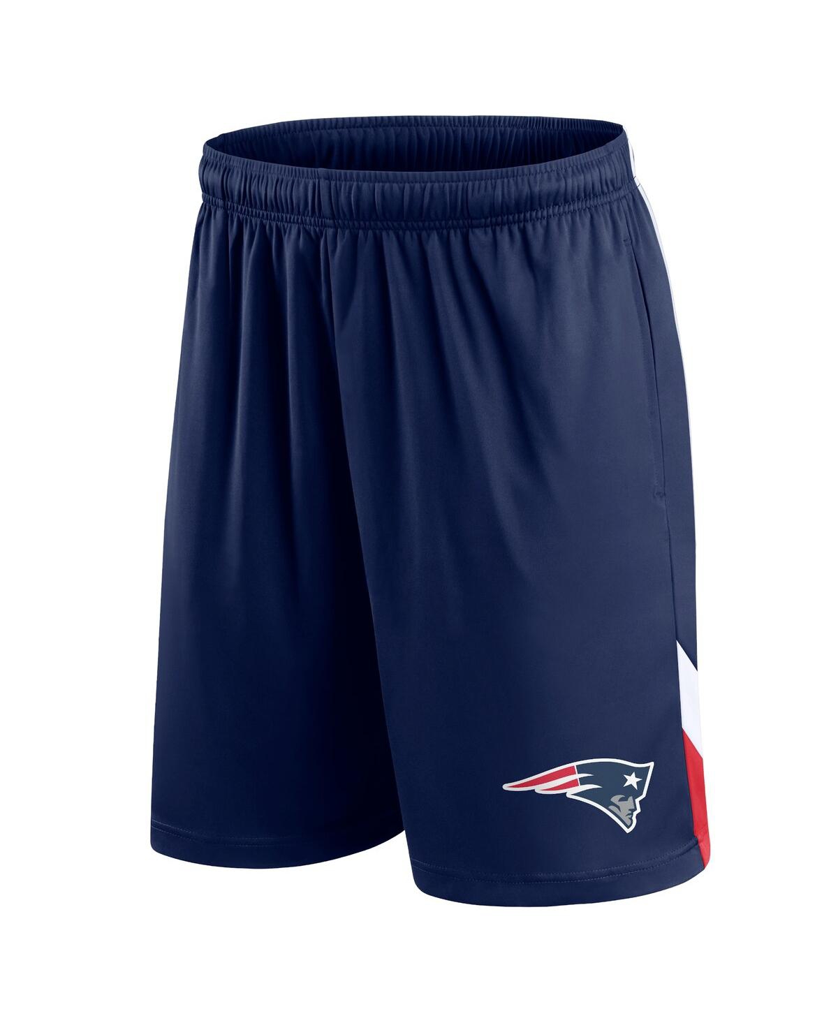 Men's FanaticsNew England Patriots Big and Tall Interlock Shorts - Navy