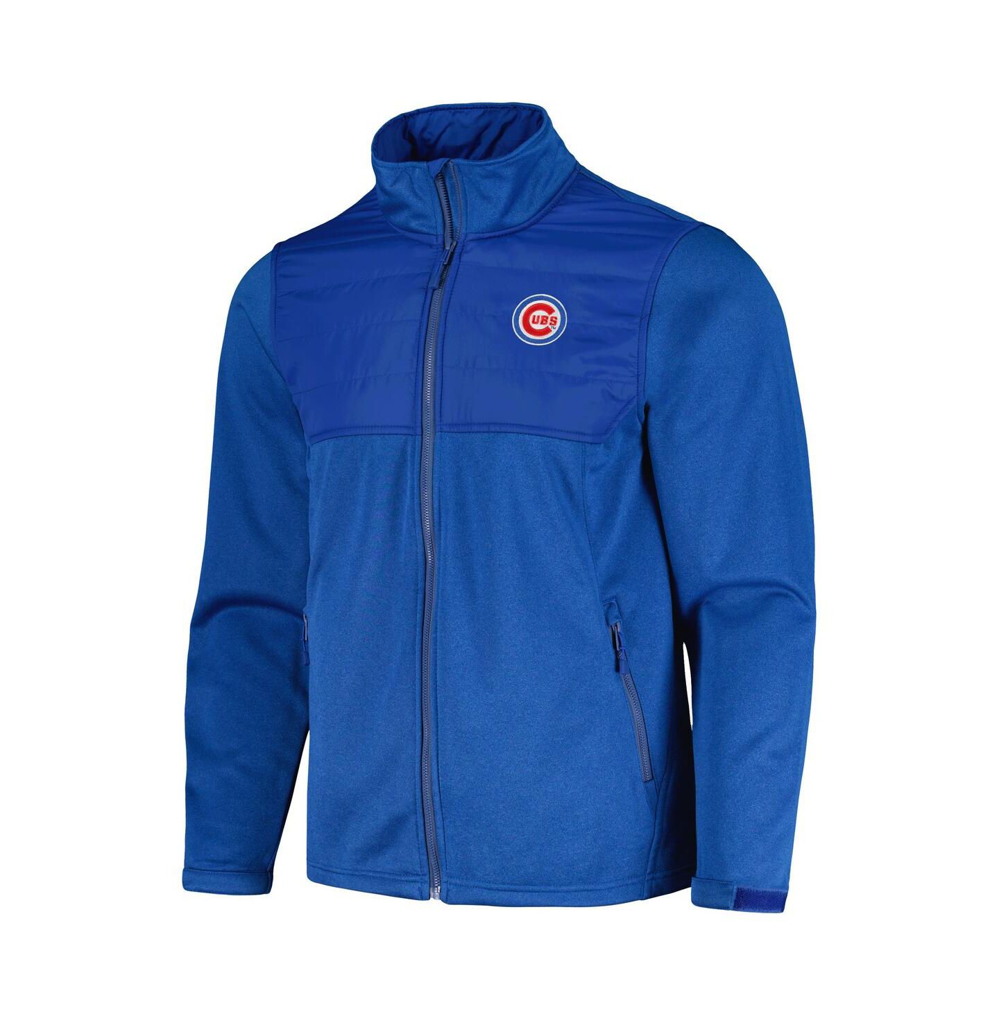 Мужская куртка Dunbrooke Heather Royal Chicago Cubs Explorer Full-Zip — фото 2