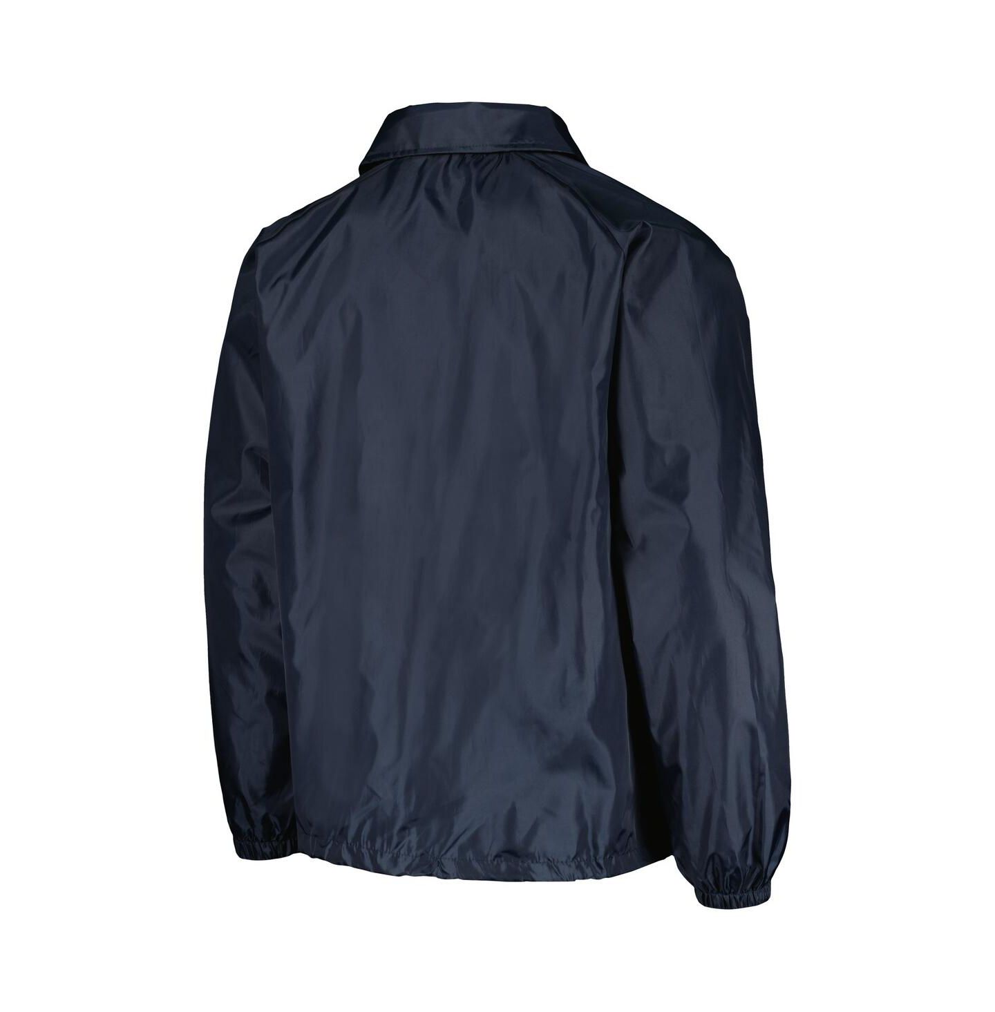 Мужская куртка Dunbrooke Navy Minnesota Twins Coach's Raglan Full-Snap Windbreaker — фото 3