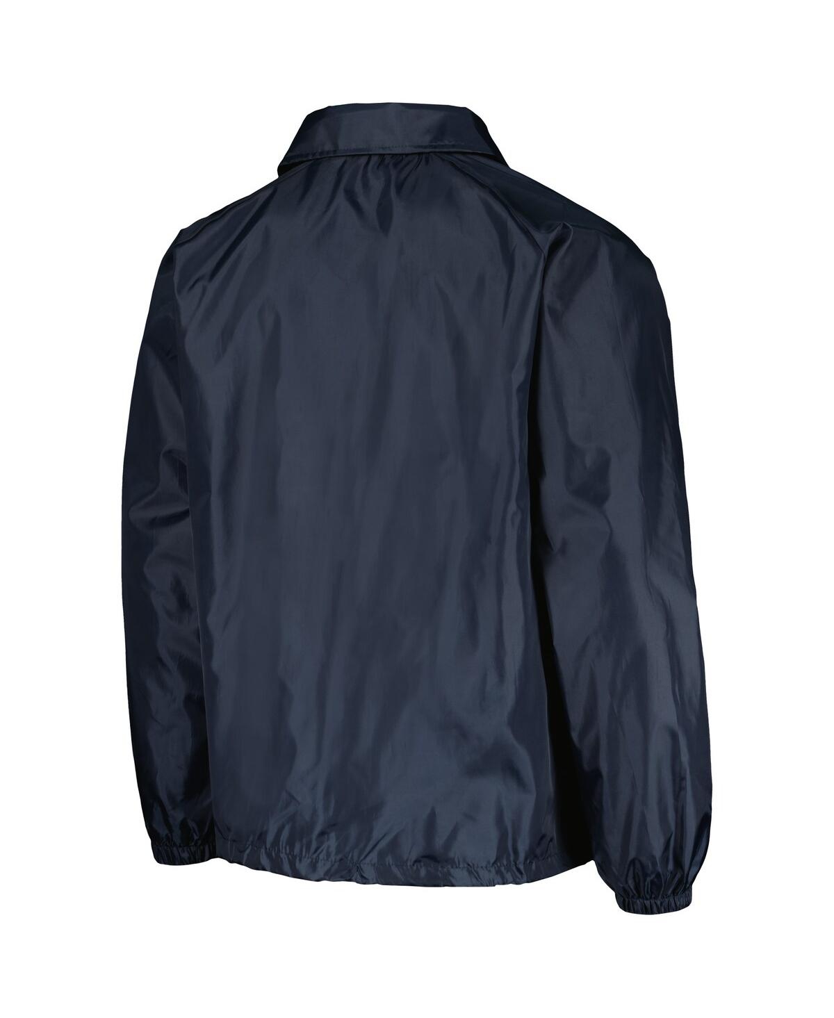 Shop Dunbrooke Men's  Navy Minnesota Twins Coach's Raglan Full-snap Windbreaker Jacket