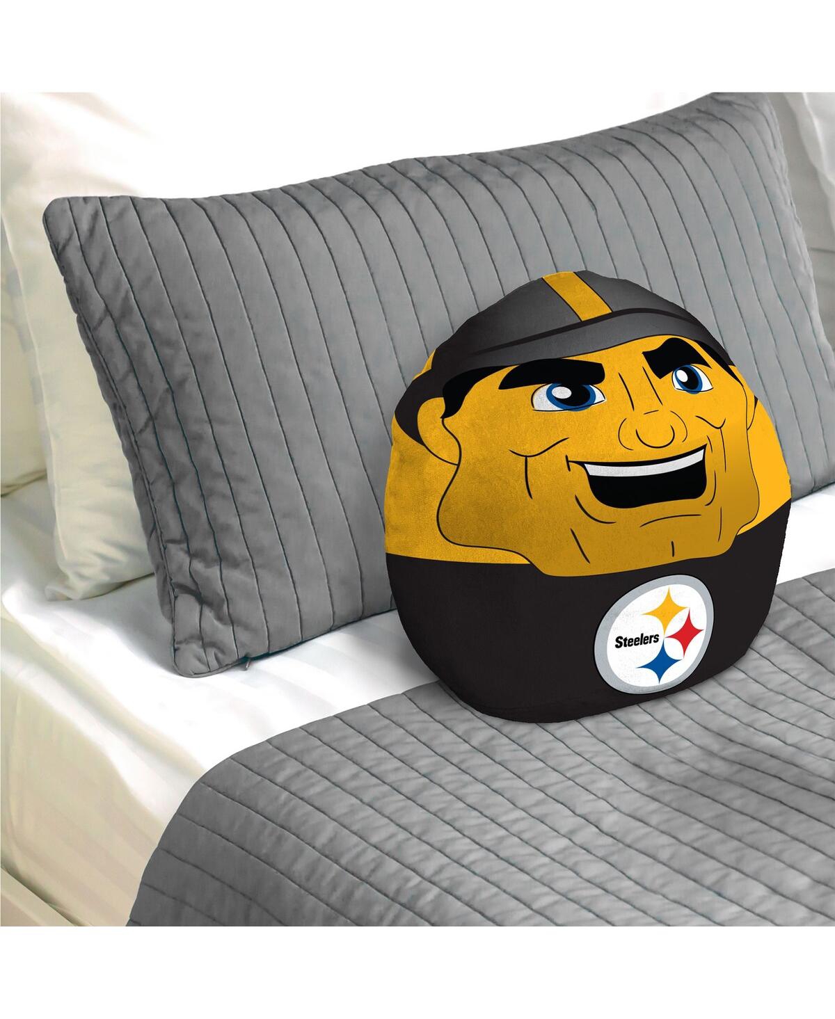 Pegasus Home Fashions Pegasus Pittsburgh Steelers 22" Plushie Mascot Pillow In Multi
